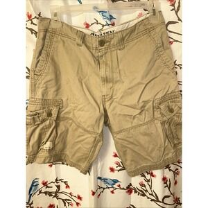 Levi's Denizen Relaxed Fit Cargo Skater Grunge Shorts 10in Inseam Men's 36